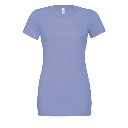 Bella Canvas Women's Relaxed Jersey Short Sleeve Tee Lavender Blue